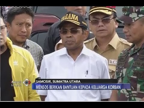 Mensos Beri Bantuan Rp 15 Juta kepada Keluarga Korban Tewas KM Sinar Bangun - iNews Malam 24/06