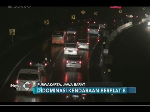 Akhir Libur Lebaran, Tol Purbaleunyi Dipadati Kendaraan Arus Balik Berplat B - iNews Pagi 25/06