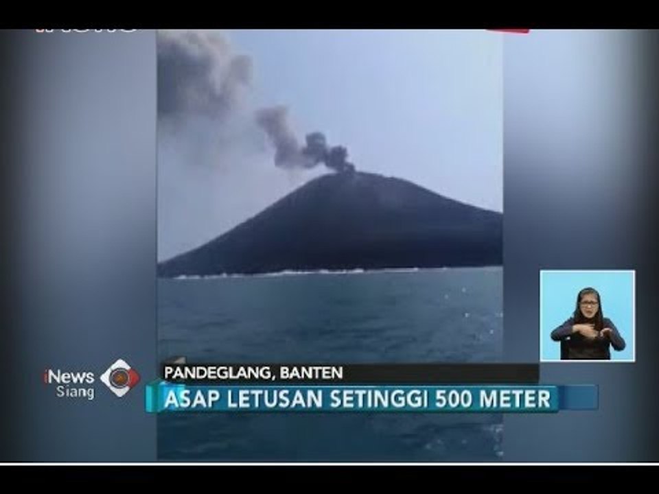 Gunung Anak Krakatau Erupsi Semburkan Letusan Asap Setinggi 500 Meter - iNews Siang 25/06