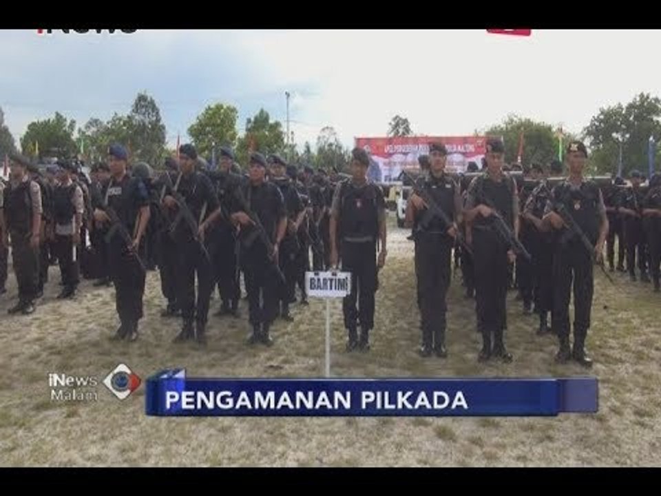 1.054 Personel Kepolisian Disiagakan untuk Pengamanan Pilkada di Palangkaray - iNews Malam 24/06