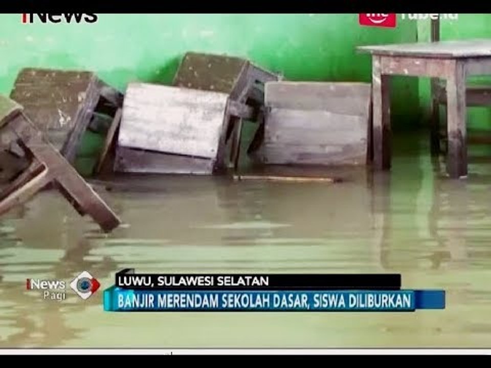 Tanggul Sungai Rangkok Jebol, Bangunan SD Terendam Banjir - iNews Pagi 27/06