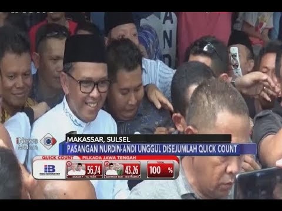 Simpatisan Sambut Meriah, Pasangan Nurdin-Andi Minta Tahan Perayaan - iNews Malam 27/06