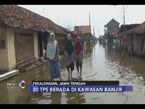 20 TPS di Kawasan Banjir, Warga Pekalongan Tetap Gunakan Hak Pilih - iNews Malam 26/06