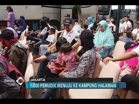 Seribu Orang Berangkat Mudik Gratis Bersama Jiwasraya, Dapat Uang Saku & Asuransi - iNews Pagi 30/06