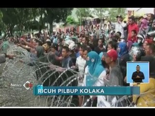 Ratusan Pendukung Cabup Kolaka Ricuh Saat Orasi Terkait Kecurangan Pilkada  - iNews Siang 29/06