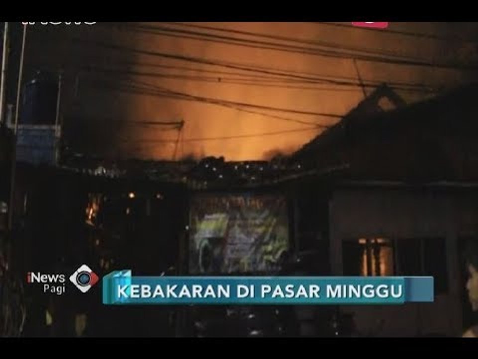 Akibat Bocah Bermain Api, 4 Bangunan di Pasar Minggu Hangus Terbakar - iNews Pagi 30/06