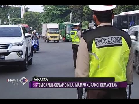 Jelang Asian Games, Sistem Ganjil Genap Diperluas di 13 Jalan Protokol Ibu Kota - iNews Sore 02/07