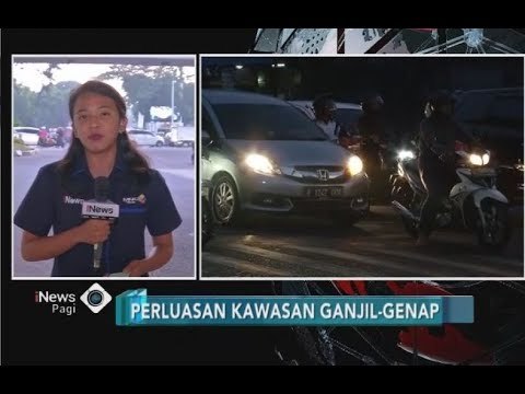 Uji Coba Perluasan Ganjil Genap Mulai Diberlkakukan - iNews Pagi 02/07