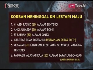 Download Video: Data 12 Korban Meninggal KM Lestari Maju - iNews Sore 03/07