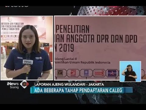 Perhatikan!! Inilah Dua Persyaratan KPU untuk Para Pendaftar Calon Legistlatif - iNews Siang 04/07