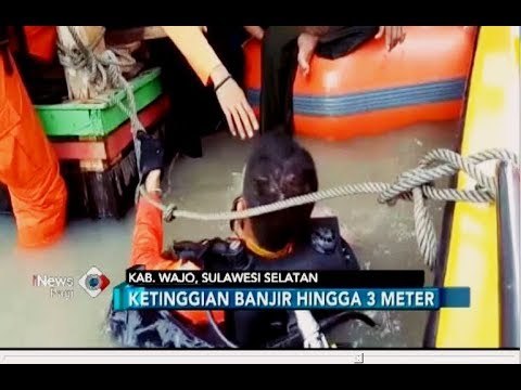 Sibuk Cari Ponsel, Warga Wajo Tewas Terseret Banjir 3 Meter - iNews Pagi 04/07