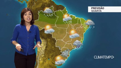 Previsão Brasil – Intensa massa polar atua no centro-sul