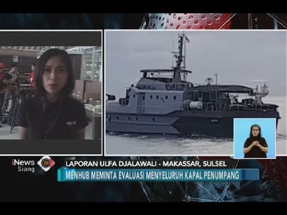 Banyaknya Kapal Tenggelam, Menhub akan Evaluasi Angkutan Transportasi Laut - iNews Siang 04/07