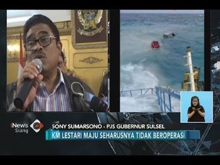 Sony Sumarsono: KM Lestari Maju Tak Layak Beroperasi - iNews Siang 04/07