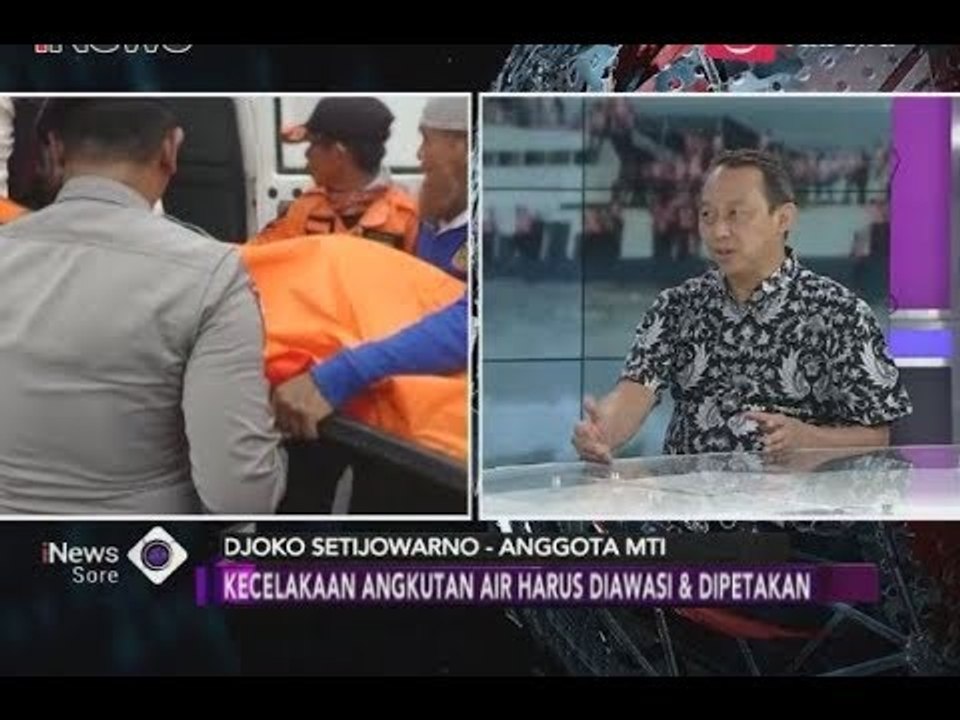 Anggota MTI: Perizinan Transportasi Air Harus Diawasi Lebih Ketat - iNews Sore 04/07