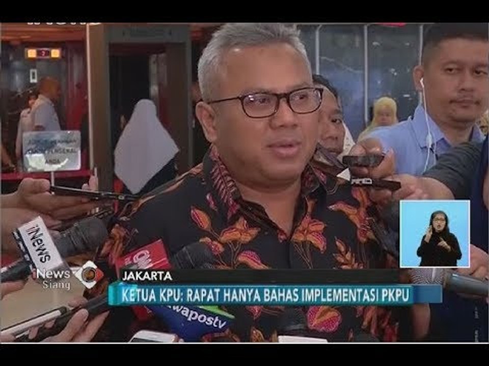 DPR RI Gelar Rapat PKPU Bersama KPU, Bawaslu, Mendagri, dan Menkumham - iNews Siang 05/07