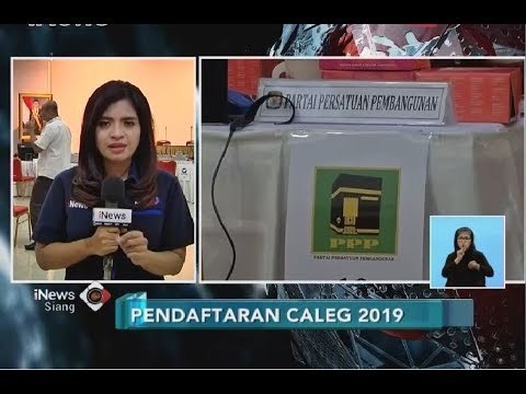 Sudah Dibuka, Pendaftaran Caleg 2019 Masih Sepi - iNews Siang 05/07