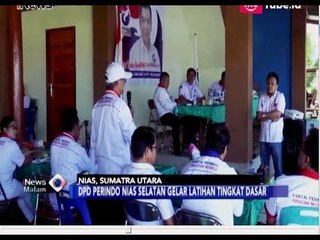 Latihan Dasar Kader Perindo DPP Nias Selatan Resmi Digelar - iNews Malam 03/07