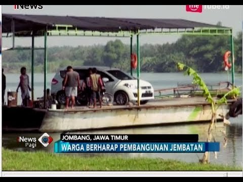 Jembatan Tak Dibangun, Ribuan Warga Seberangan Sungai Brantas dengan Perahu - iNews Pagi 04/07