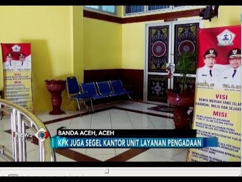 KPK Segel Ruang Kerja Gubernur Aceh dan ULP - iNews Pagi 06/07