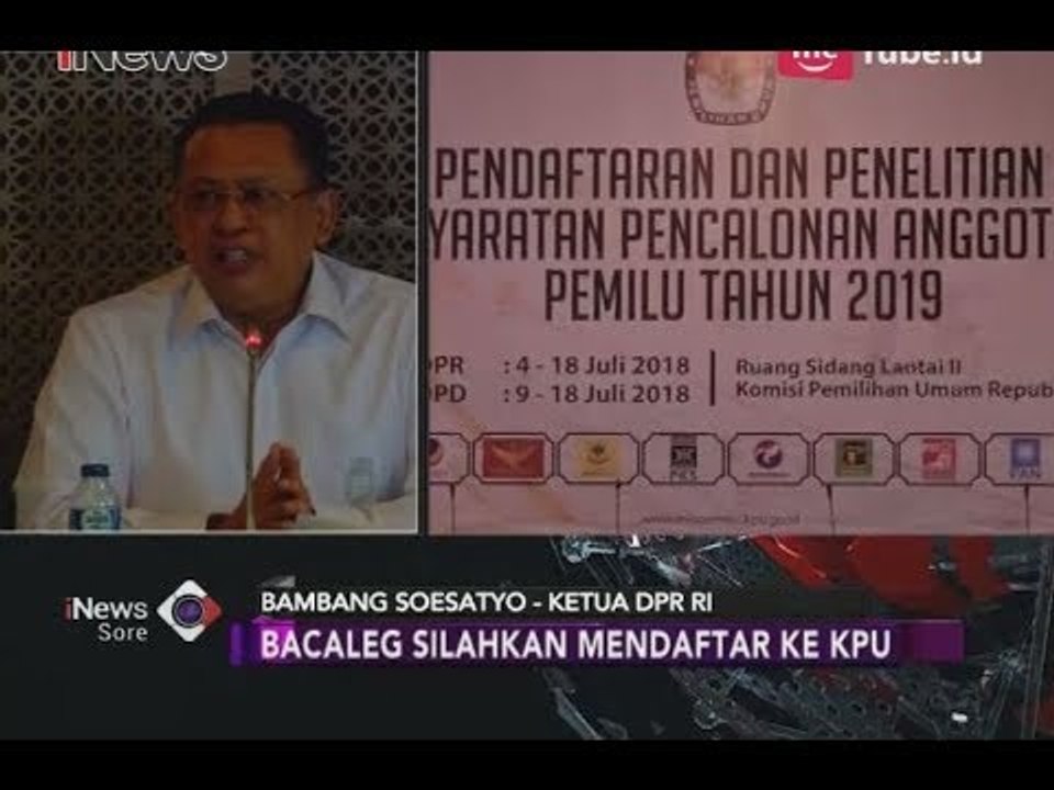 DPR RI Gelar Rapat PKPU Terkait Pelarangan Napi Korputor Jadi Caleg - iNews Sore 05/07
