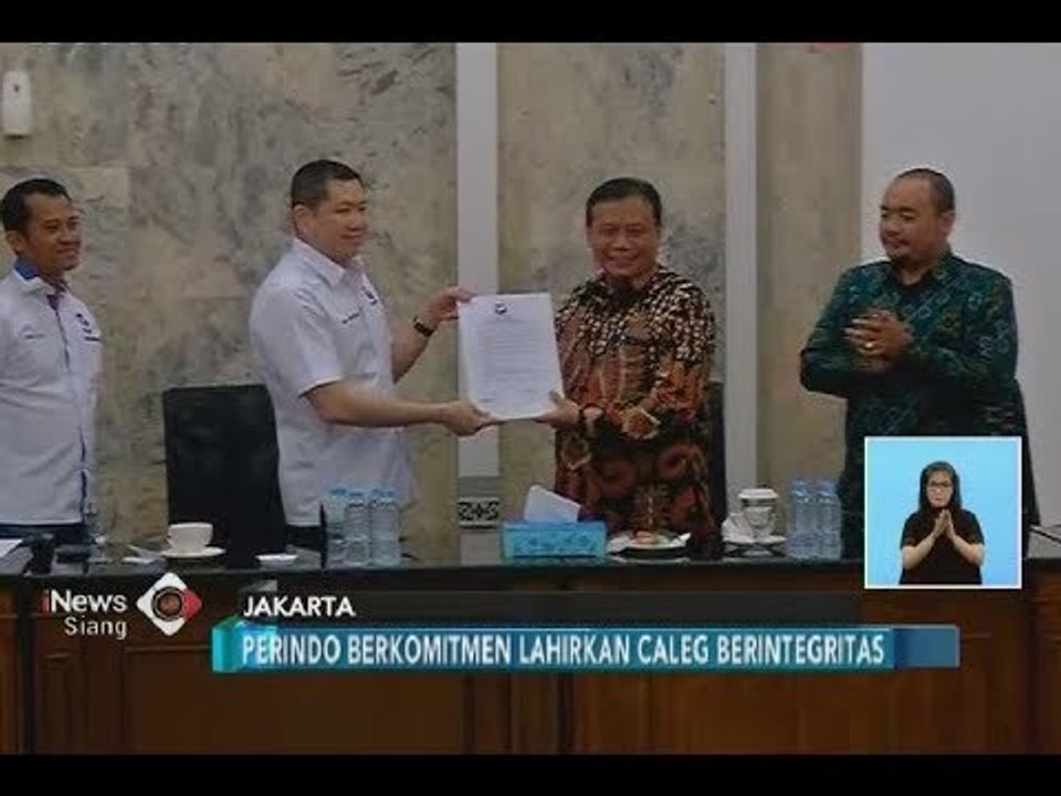 Jelang Pemilu 2019, Partai Perindo dan Bawaslu Tandatangani Pakta Integritas - iNews Siang 04/07
