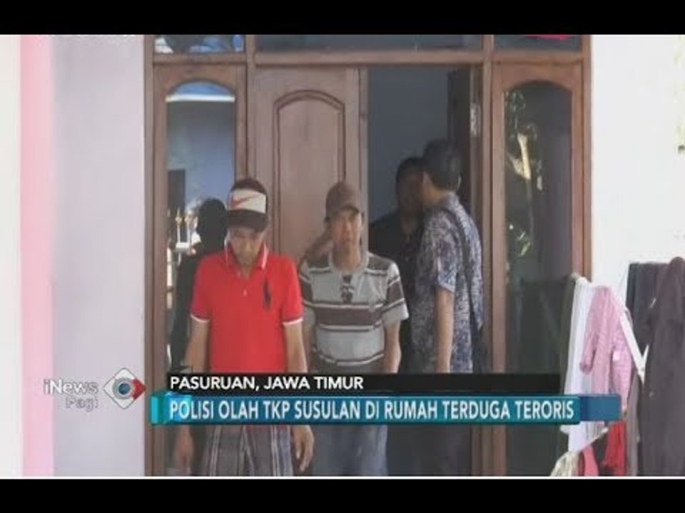 Polisi Gelar Olah TKP Teror Bom Pasuruan di Rumah Kontrakan Pelaku - iNews Pagi 07/07