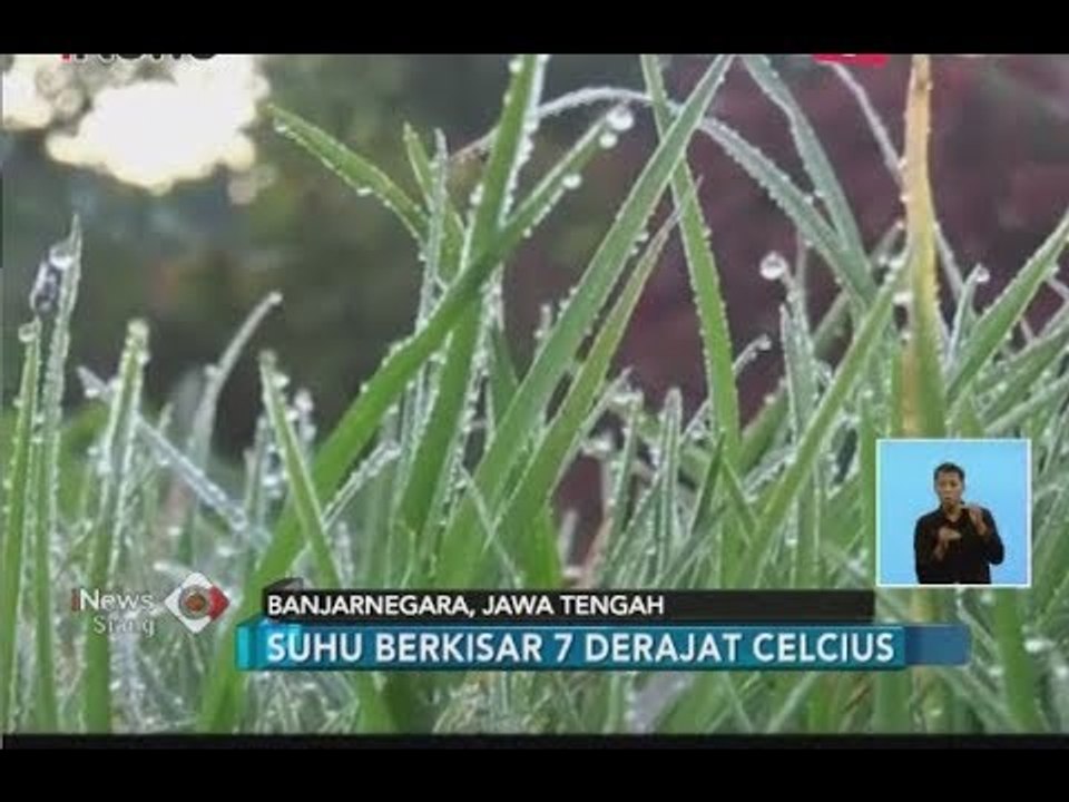 Fenomena Unik, Salju Turun di Dataran Tinggi Dieng - iNews Siang 07/07