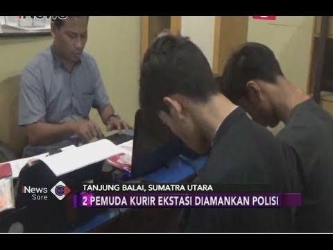 Tangkap 2 Pemuda Kurir Narkoba di Tanjung Balai, Polisi Amankan 40 Butir Ekstasi - iNews Sore 07/07