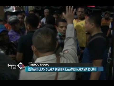 Tak Terima Kekalahan, Pendukung Paslon Bupati Timika Ngamuk - iNews Sore 07/07