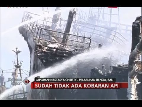 Bau Solar Menyengat, Petugas Lakukan Pendinginan Kapal Ikan yang Terbakar - Special Report 09/07
