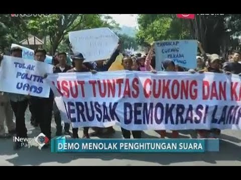 Gelar Unjuk Rasa, Warga Lampung & Palembang Tolak Rekapitulasi Perhitungan Suara - iNews Pagi 09/07