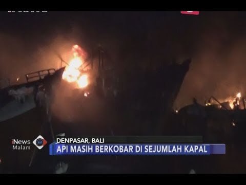 Akibat Adanya Bahan Bakar Solar di Dalam Kapal, Damkar Masih Sulit Padamkan Api - iNews Malam 09/07