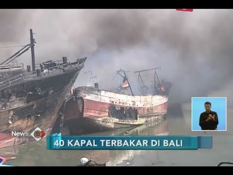40 Kabar Ludes Terbakar Selama 12 Jam di Pelabuhan Benoa, Bali - iNews Siang 09/07