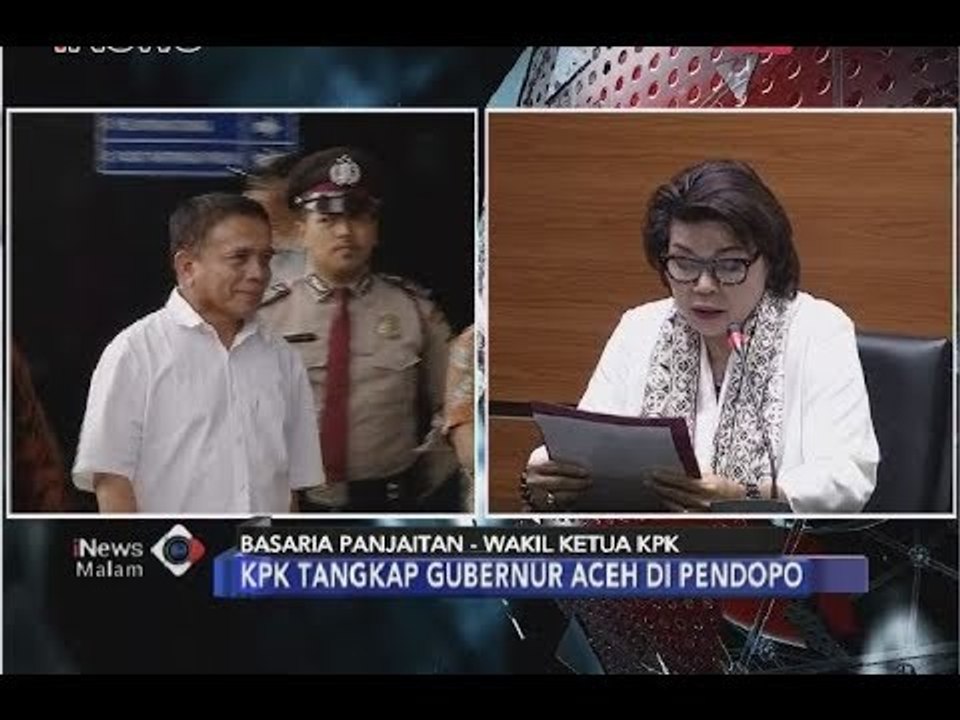 Keterangan Wakil Ketua KPK Terkait OTT Gubernur Aceh - iNews Malam 04/07