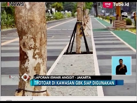 Kerennya Trotoar Baru GBK yang Ramah Pejalan Kaki - iNews Siang 10/07