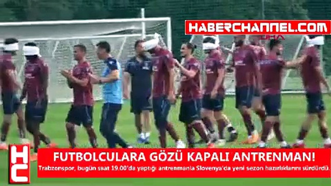 FUTBOLCULARA GÖZÜ KAPALI ANTRENMAN!