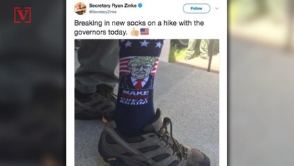 Office of Special Counsel Opens Case File Over Ryan Zinke's Sock Tweet