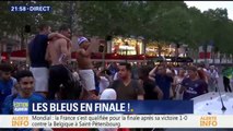 Les Bleus en finale! Les supporters français en liesse