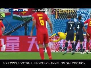 FRA 1-0 BEL - Goal & Highlights 10/07/2018