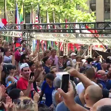 Mondial: La joie des Français au coeur de Manhattan au coup de sifflet final