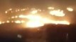 Central Washington Wildfire Erupts Overnight