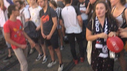 Célébration de la qualification pour la finale de la Coupe du monde