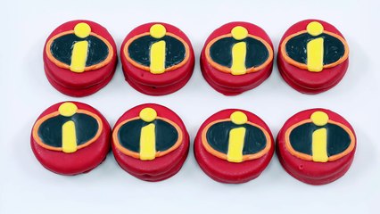 THE INCREDIBLES 2 LOGO COOKIES - NERDY NUMMIES