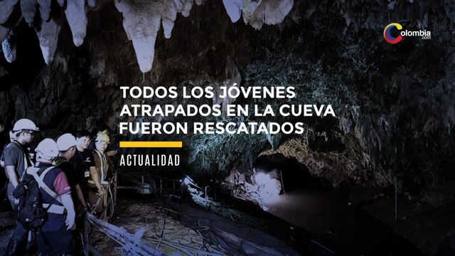 Todos los jóvenes atrapados en la cueva fueron rescatados