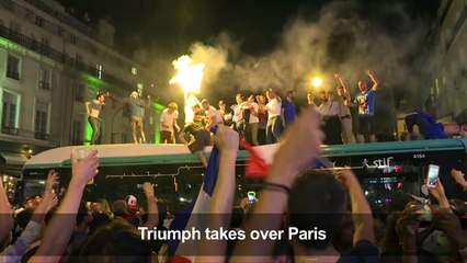Parisians go wild over World Cup win
