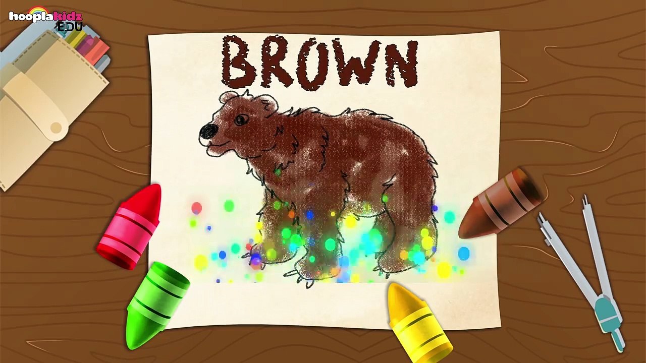 Colors for Children to Learn with Shapes | Learning Videos for Kids by HooplaKidz Edu