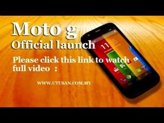 Motorola MOTO G smartphone - official launch