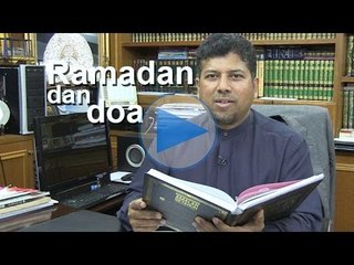 Ramadan dan doa-Ustaz Zahazan