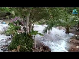 Fenomena pasang besar di Kampung Nelayan Bagan Nakhoda Omar